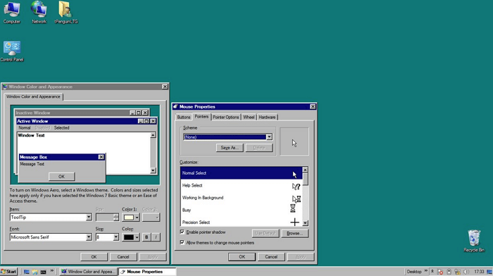 Inf файл был написан для windows 95