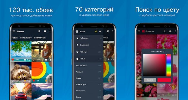 7 кращих додатків з шпалерами на Android телефон